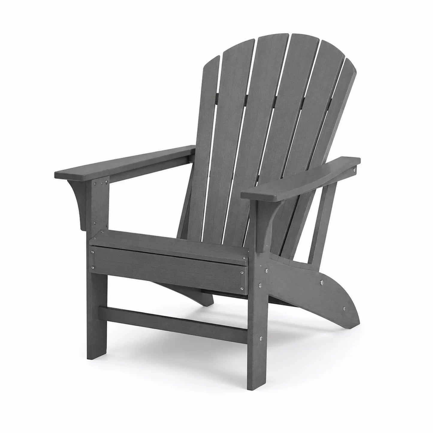 Sedia Adirondack in Legno Composito Grigio