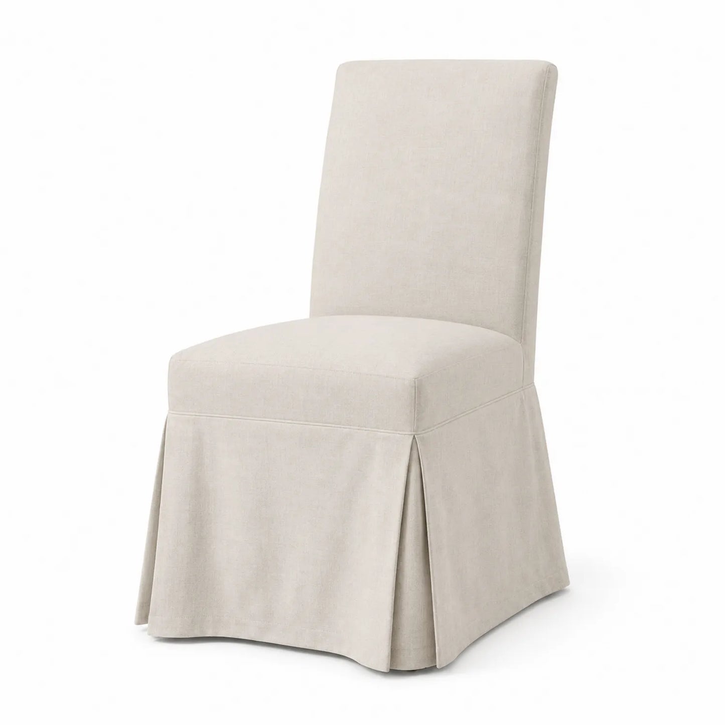Sedia da pranzo in legno e tessuto Beige 45x60x90 cm