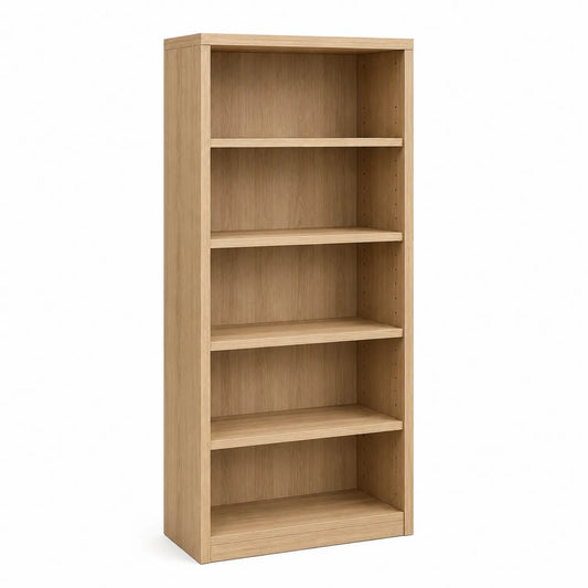Libreria in Legno Massello Rovere 80x30x180 cm